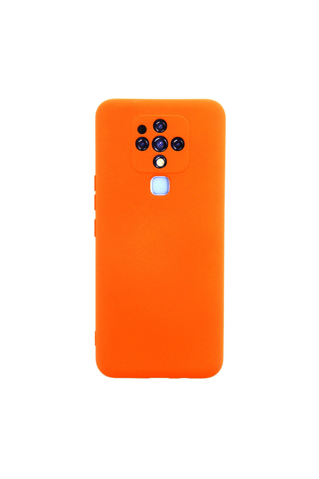 Tecno Camon 16 Uyumlu Kılıf Nano içi Kadife Silikon - Turuncu