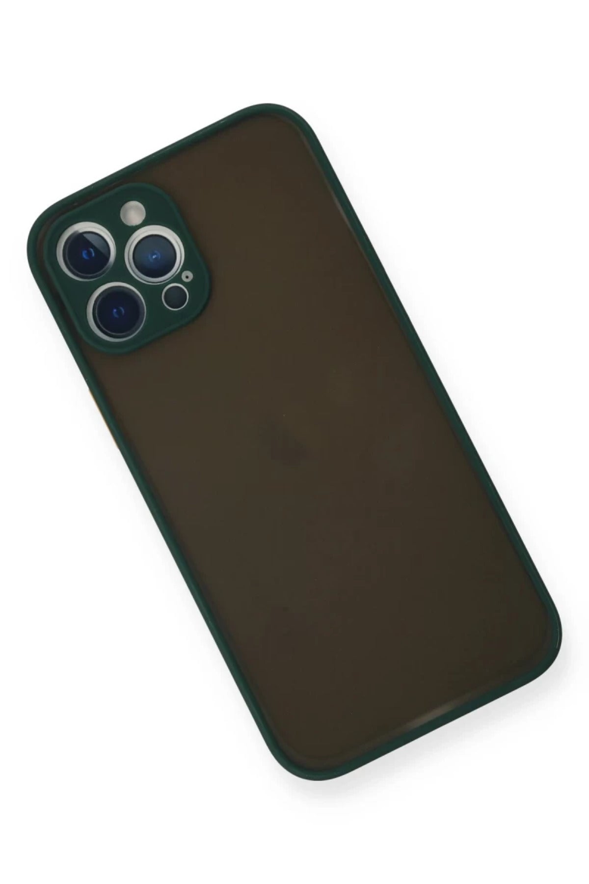 Apple iPhone 12 Pro Uyumlu Kılıf Montreal Silikon Kapak - Yeşil