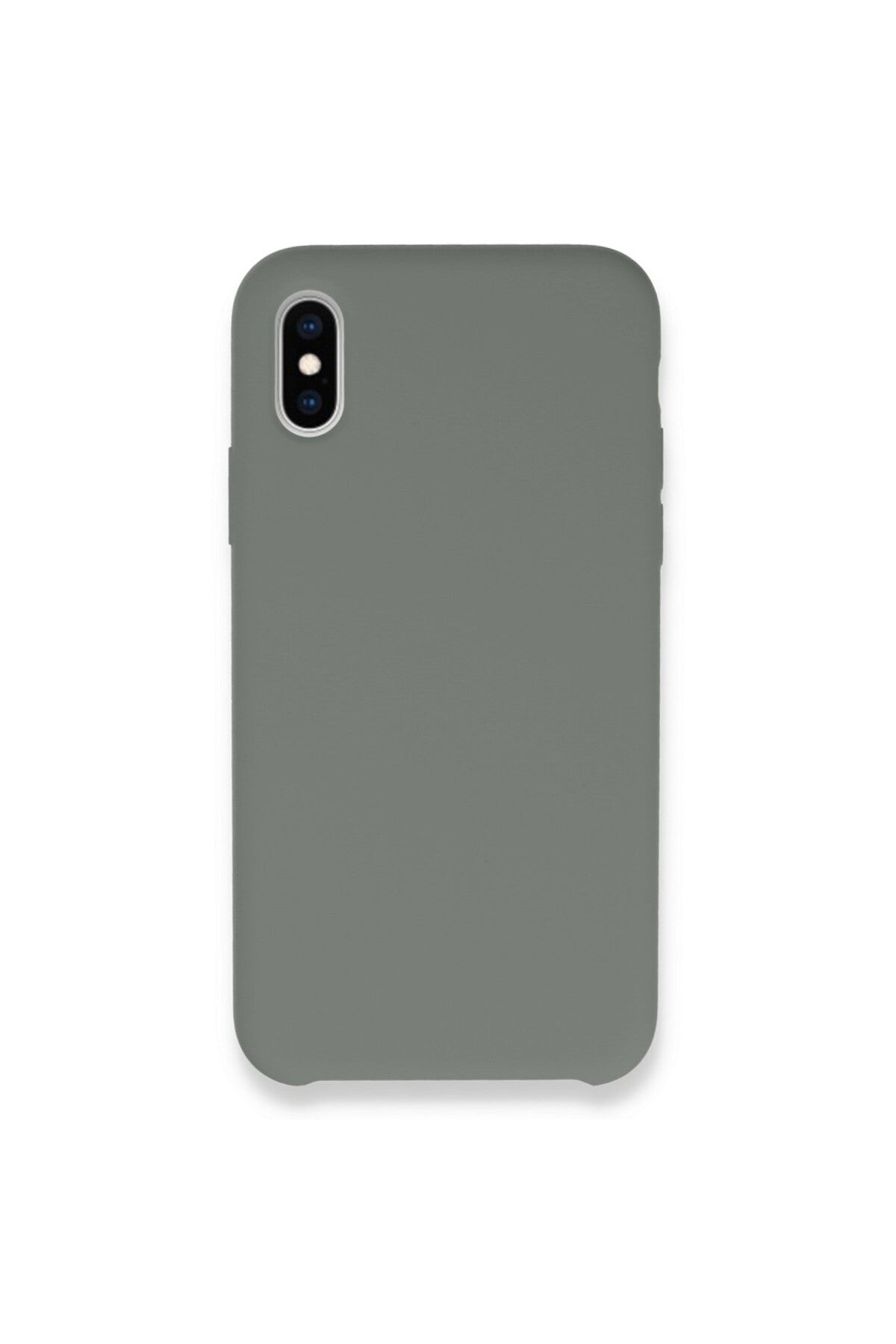 Apple iPhone XS Max Uyumlu Kılıf Lansman Legant Silikon - Gri
