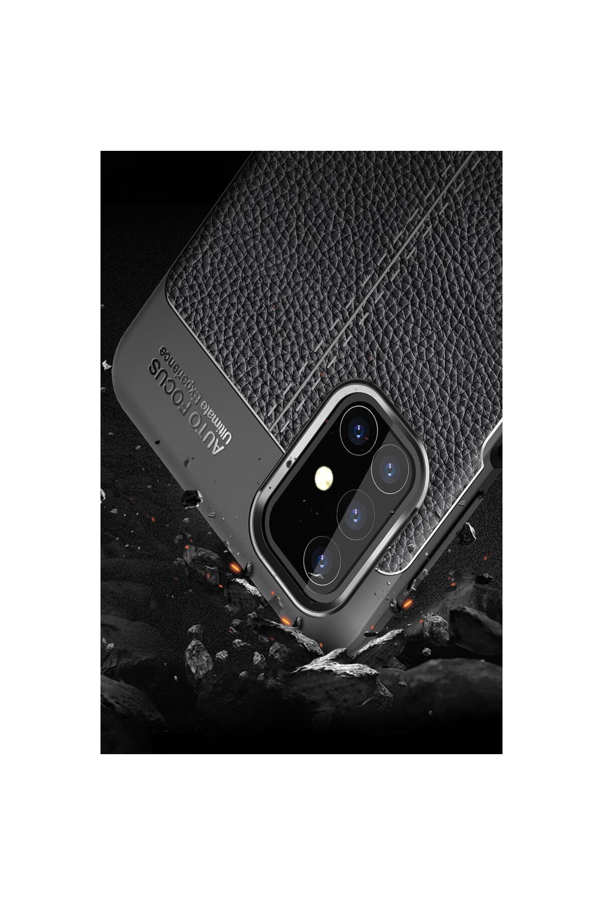 Samsung Galaxy M31S Uyumlu Kılıf Auto Focus Kapak - Kırmızı
