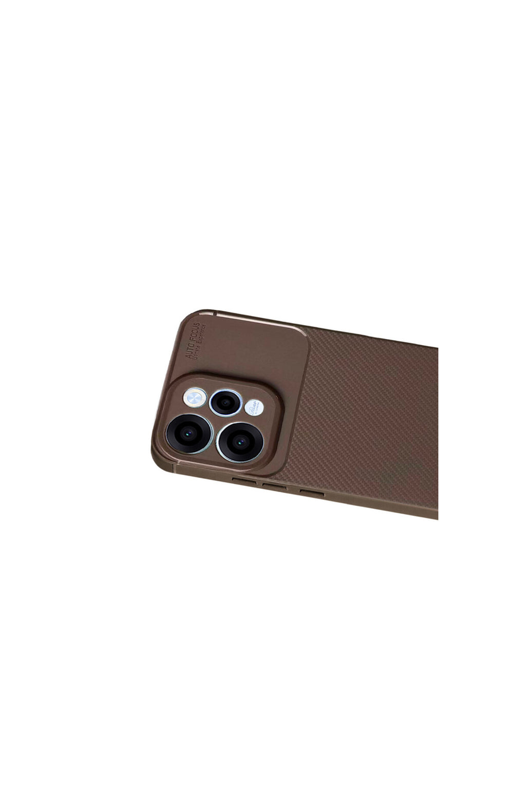 Oppo Reno 15 Uyumlu Auto Focus Karbon Kapak - Kahverengi