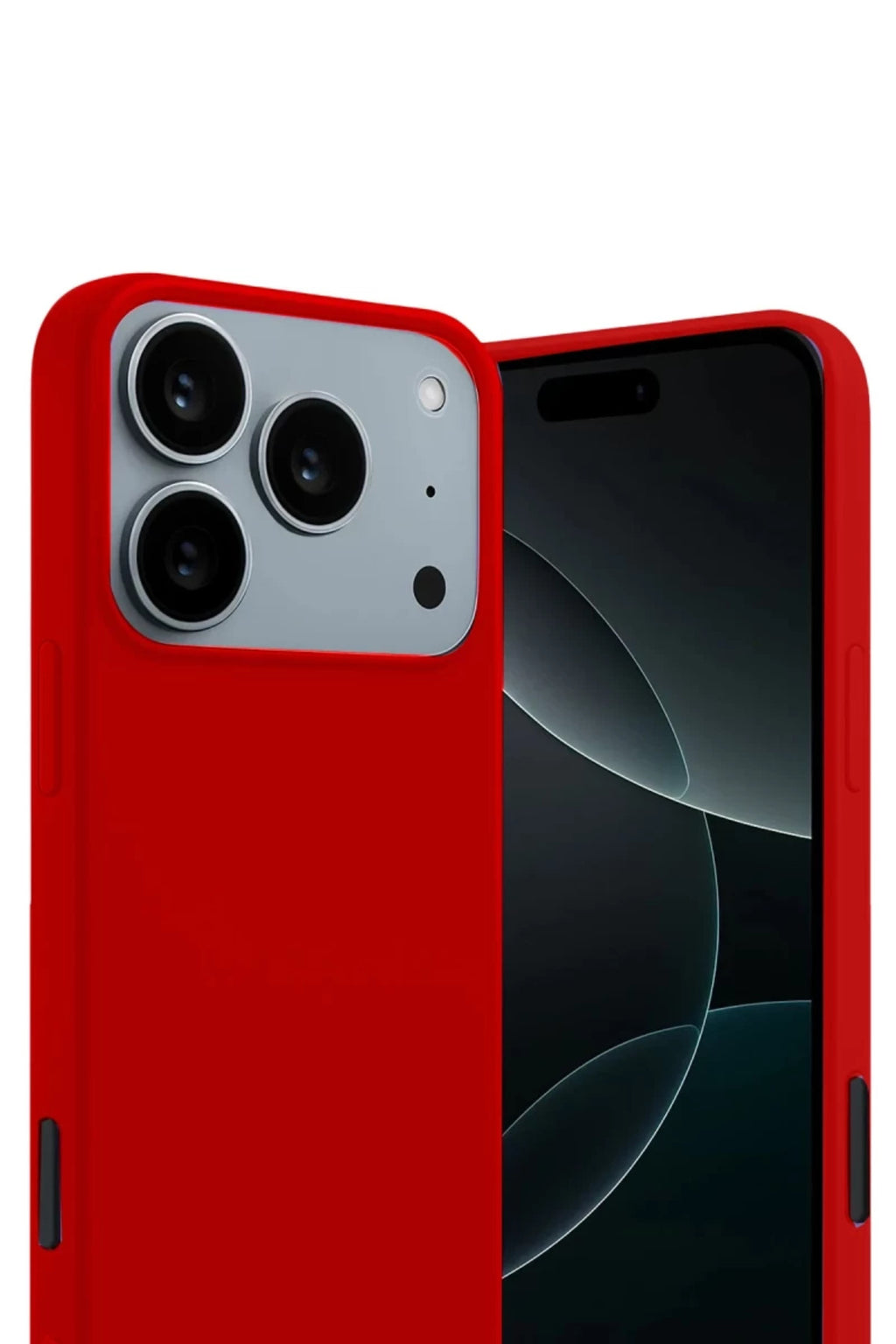 Apple iPhone 17 Pro Max Uyumlu First Silikon - Kırmızı