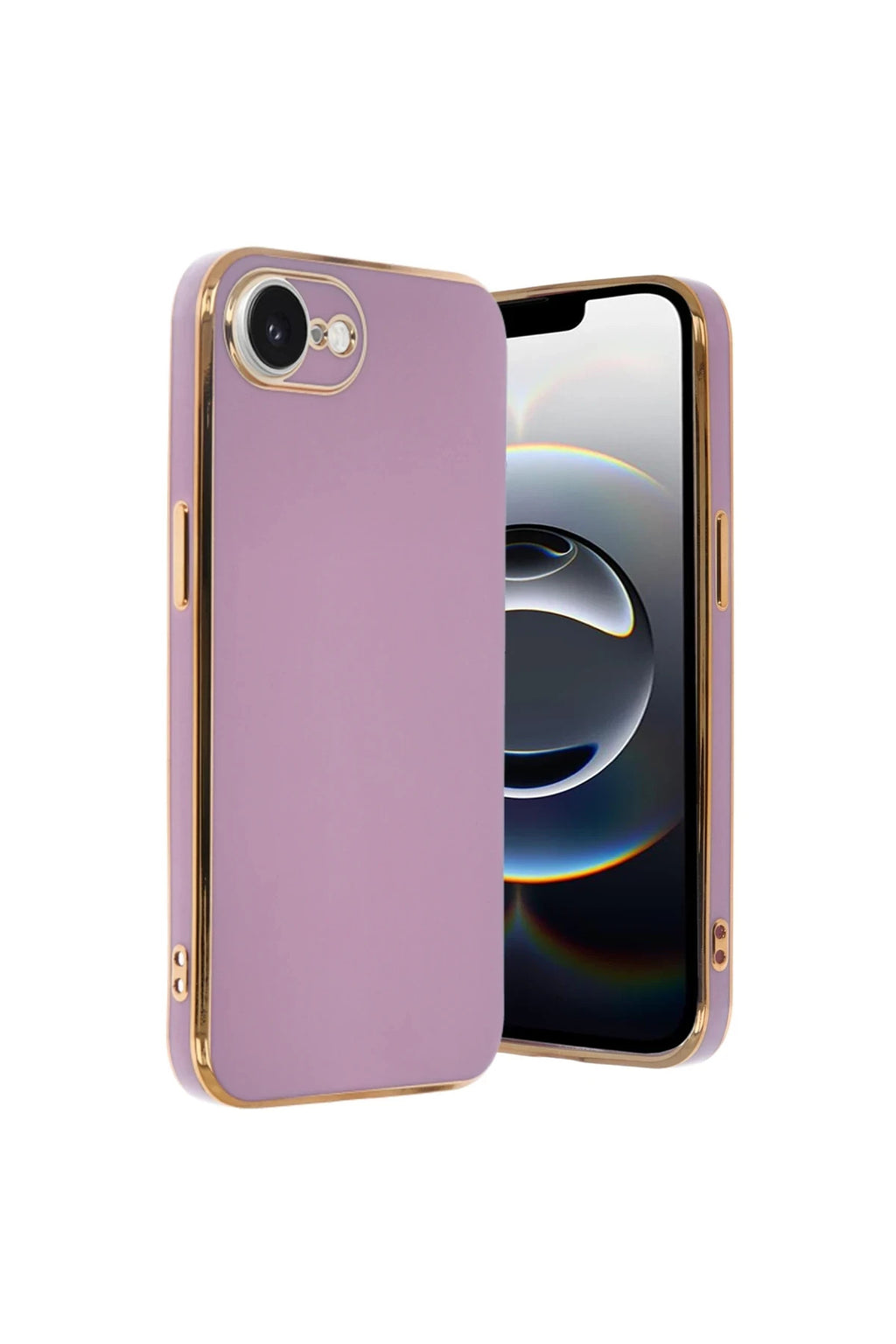 Apple iPhone 16E Uyumlu Kılıf Volet Silikon - Mor
