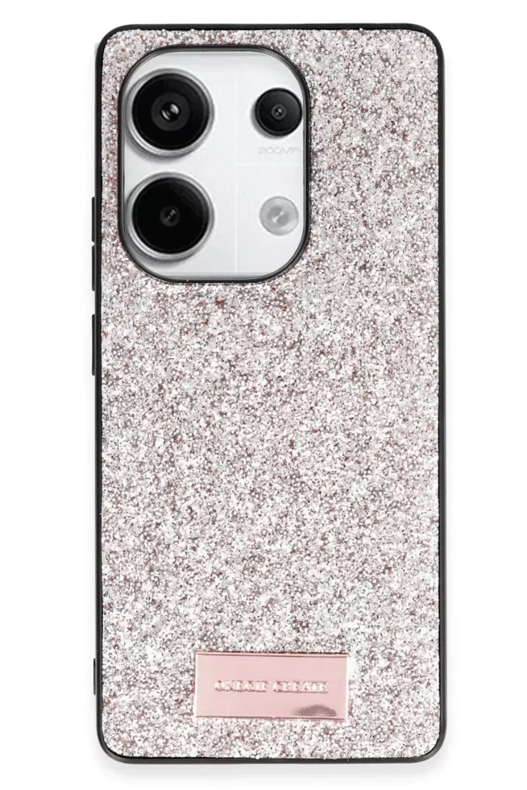 Onegif Xiaomi Redmi Note 13 Pro 4G Uyumlu Bright Simli Kapak - Gold