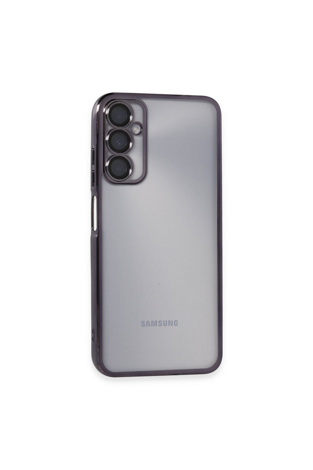Samsung Galaxy A05S Uyumlu Kılıf Lensli Silikon - Mor