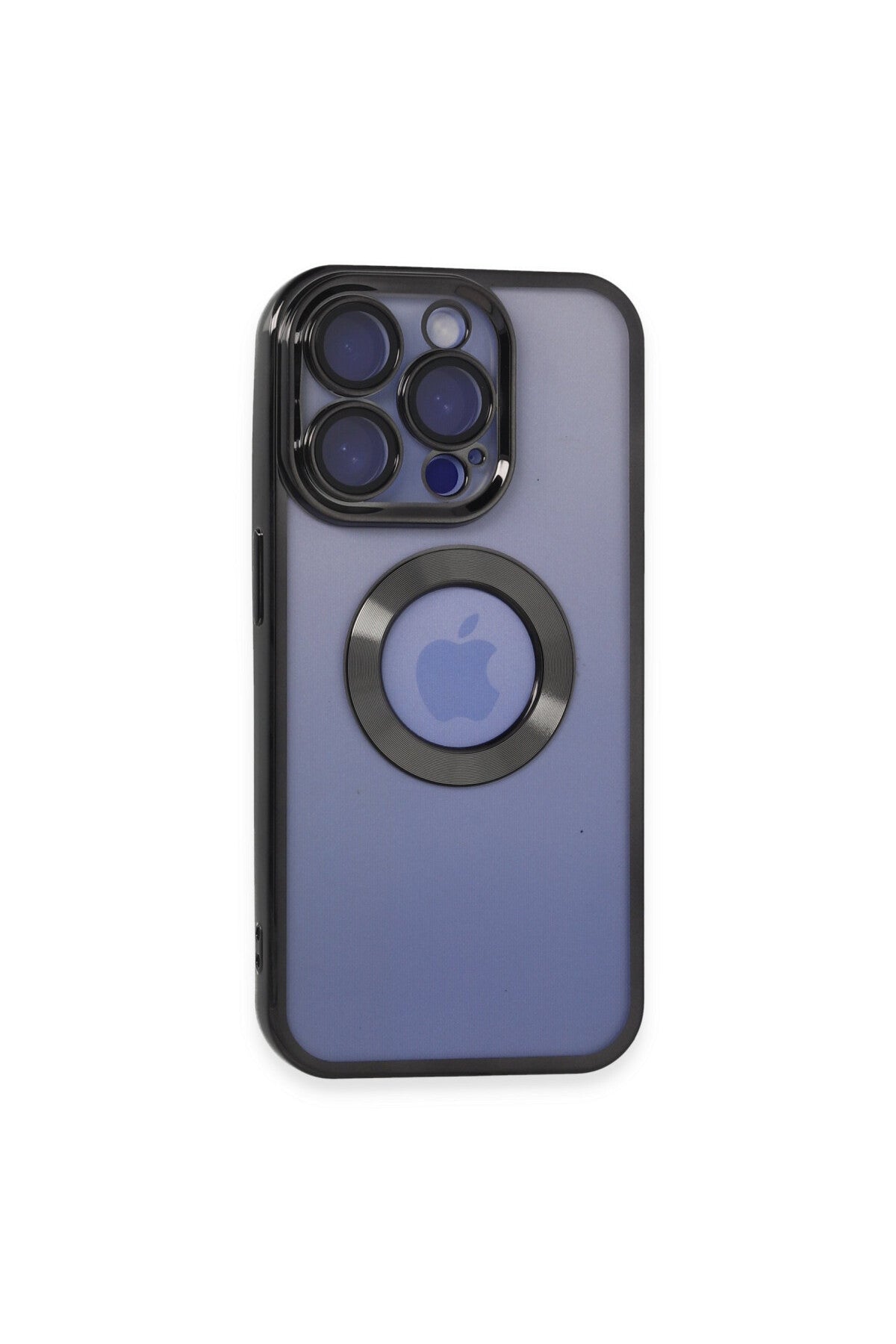 Apple iPhone 15 Pro Uyumlu Kılıf Slot Silikon - Siyah