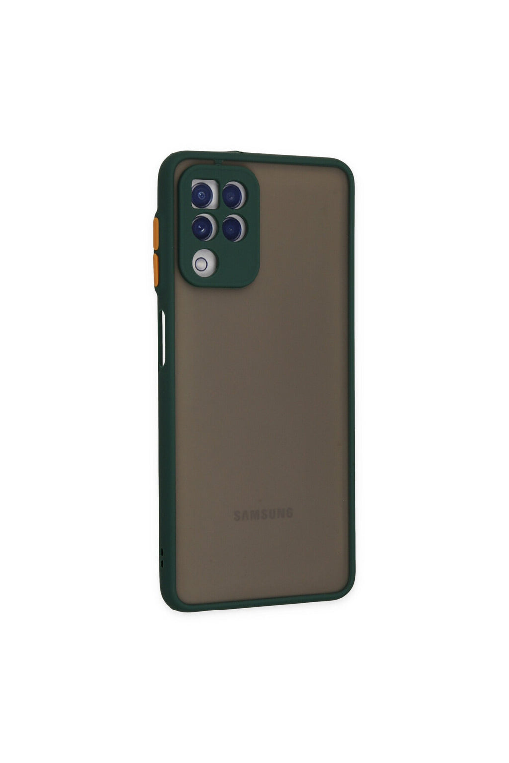 Samsung Galaxy A22 Uyumlu Kılıf Montreal Silikon Kapak - Yeşil