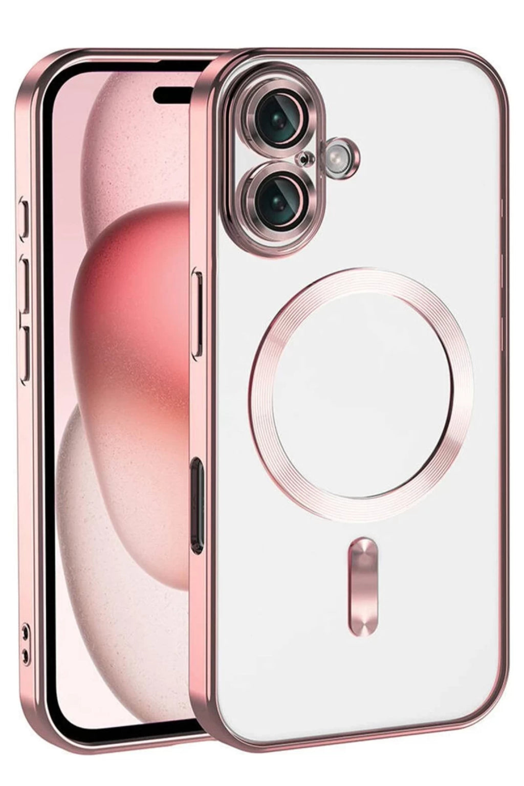 Apple iPhone 17 Uyumlu Kross Magneticsafe Kapak - Rose