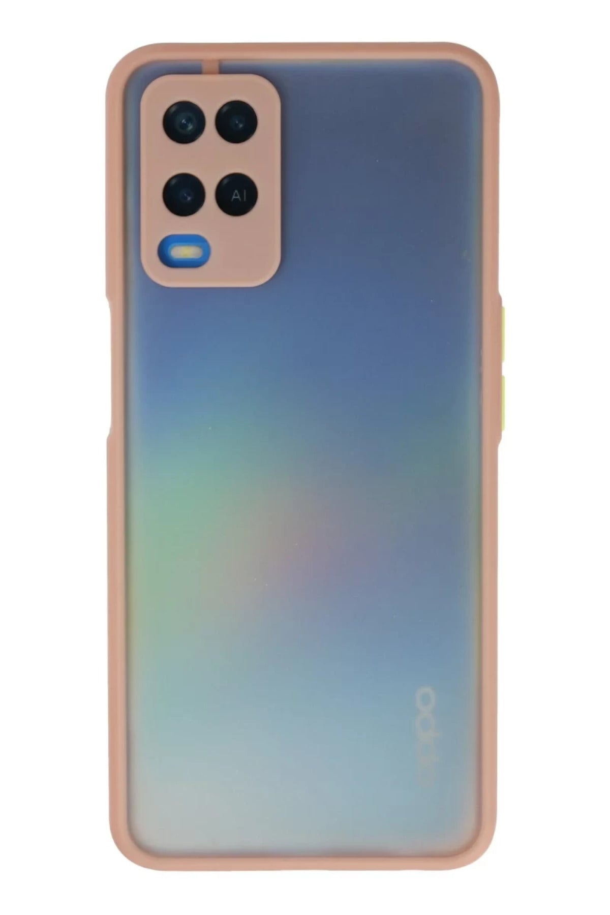 Oppo A54 4G Uyumlu Kılıf Montreal Silikon Kapak - Pembe