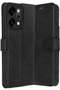 Oppo Reno 14 Uyumlu Trend S Plus Kapaklı Kılıf - Siyah