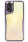 Oppo A38 Uyumlu Kılıf Boyi Silikon Kapak - Derin Mor