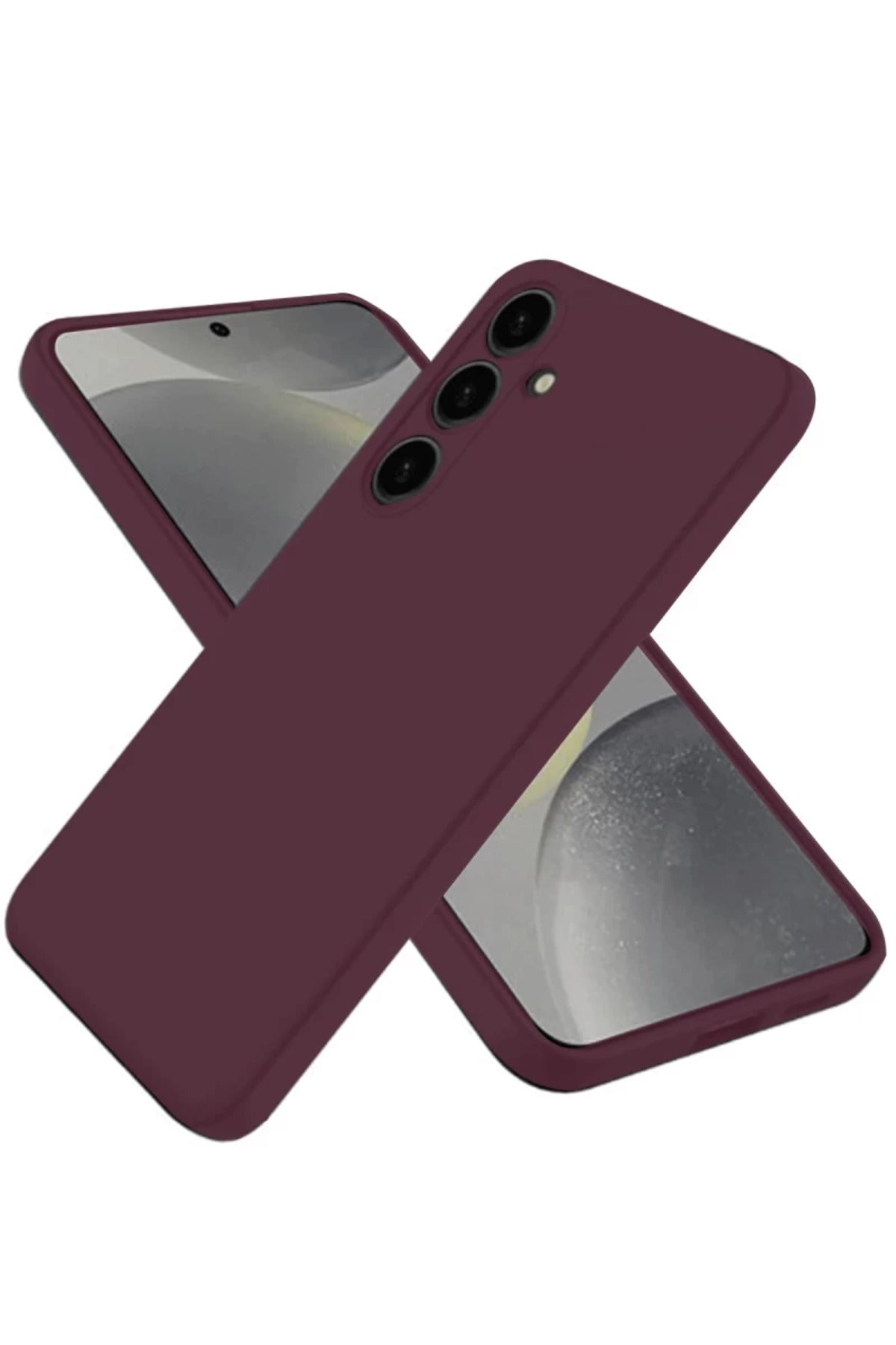 Samsung Galaxy A26 Uyumlu Kılıf First Silikon - Mürdüm