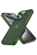 Apple iPhone 15 Pro Uyumlu Kılıf Elegant Kapak - Yeşil
