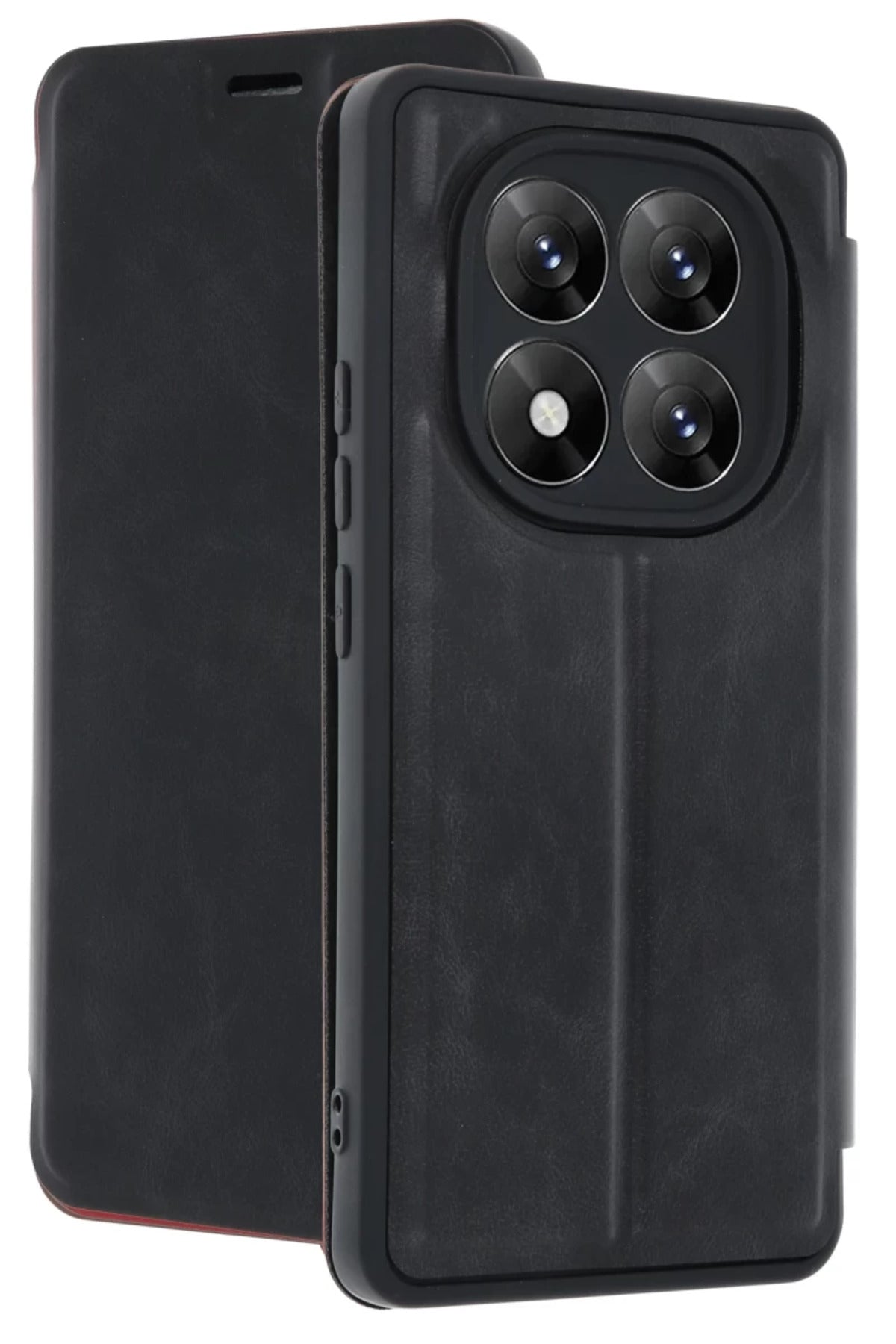 Xiaomi Redmi Note 14 Pro 5G Uyumlu Kılıf Flip Cover - Siyah