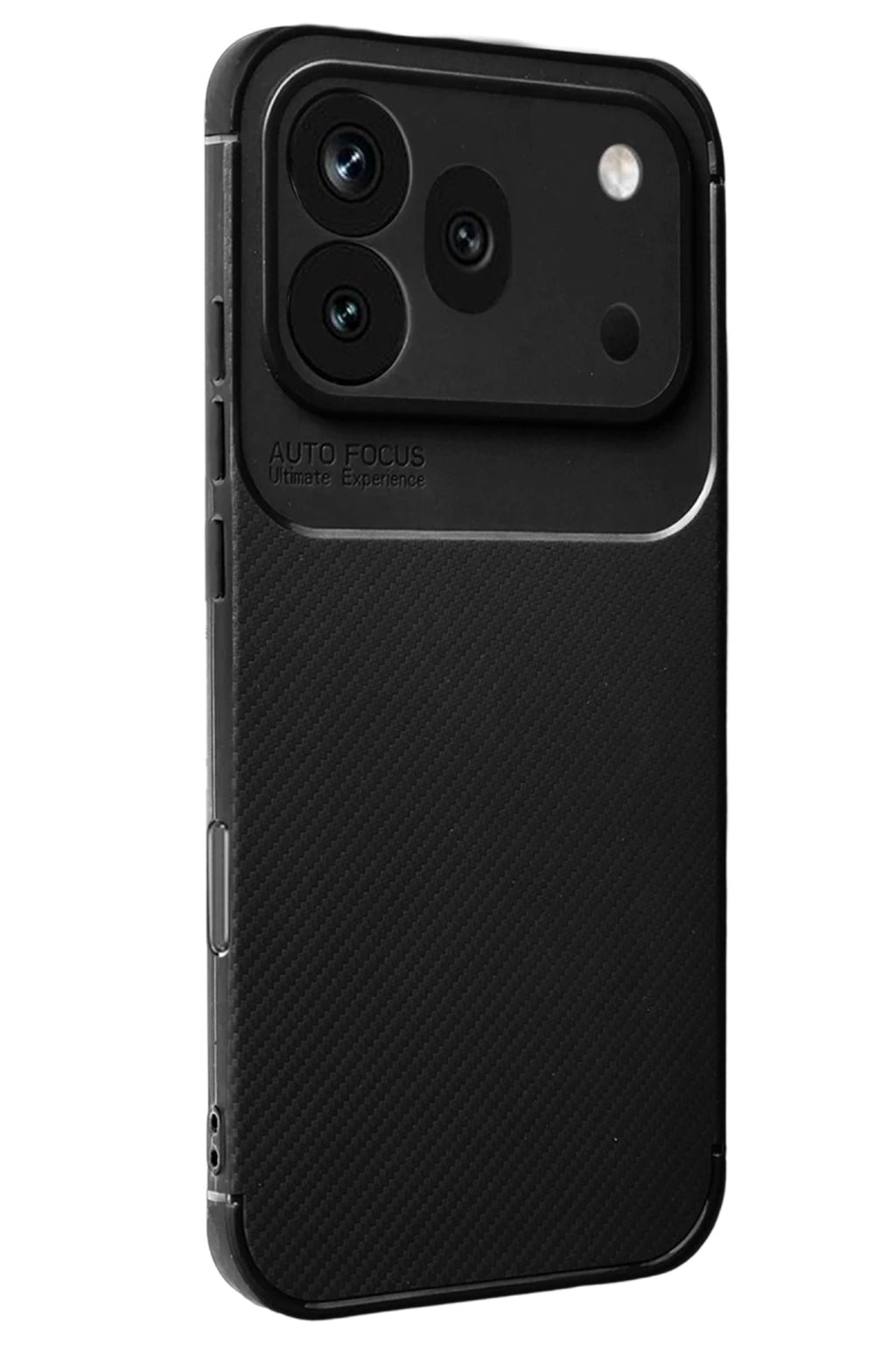 Huawei Honor 600 Pro Uyumlu Auto Focus Karbon Kapak - Siyah