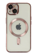 Apple iPhone 14 Plus Uyumlu Kılıf Kross Magneticsafe Kapak - Rose