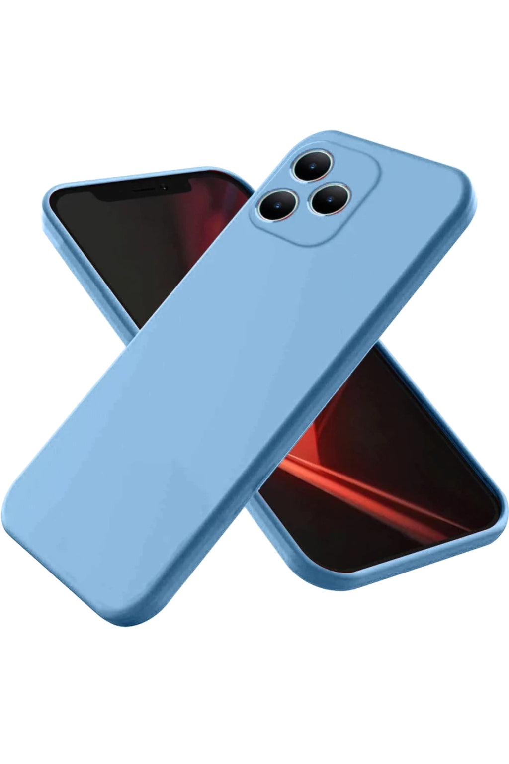 Realme Note 50 4G Uyumlu Kılıf First Silikon - Mavi