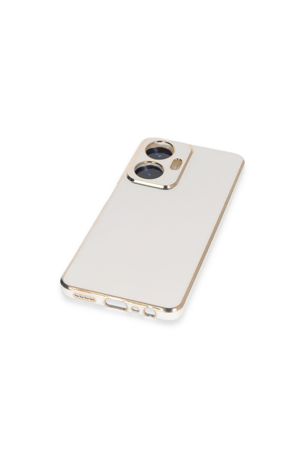 Realme C55 Uyumlu Kılıf Volet Silikon - Beyaz