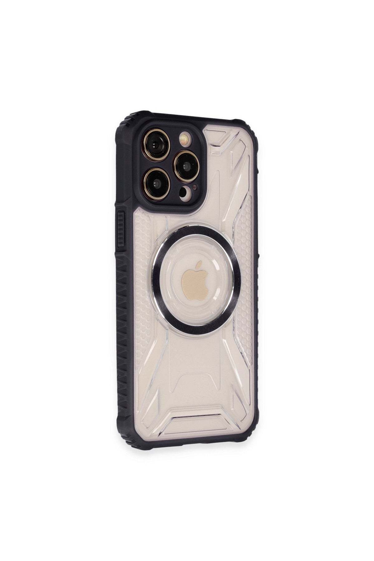 Apple iPhone 13 Pro Uyumlu Kılıf Prag Magneticsafe Kapak - Siyah