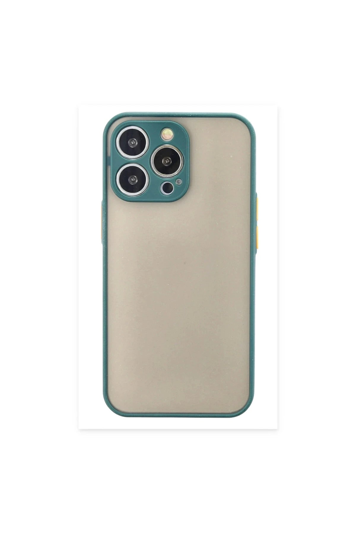 Apple iPhone 15 Pro Uyumlu Kılıf Montreal Silikon Kapak - Yeşil
