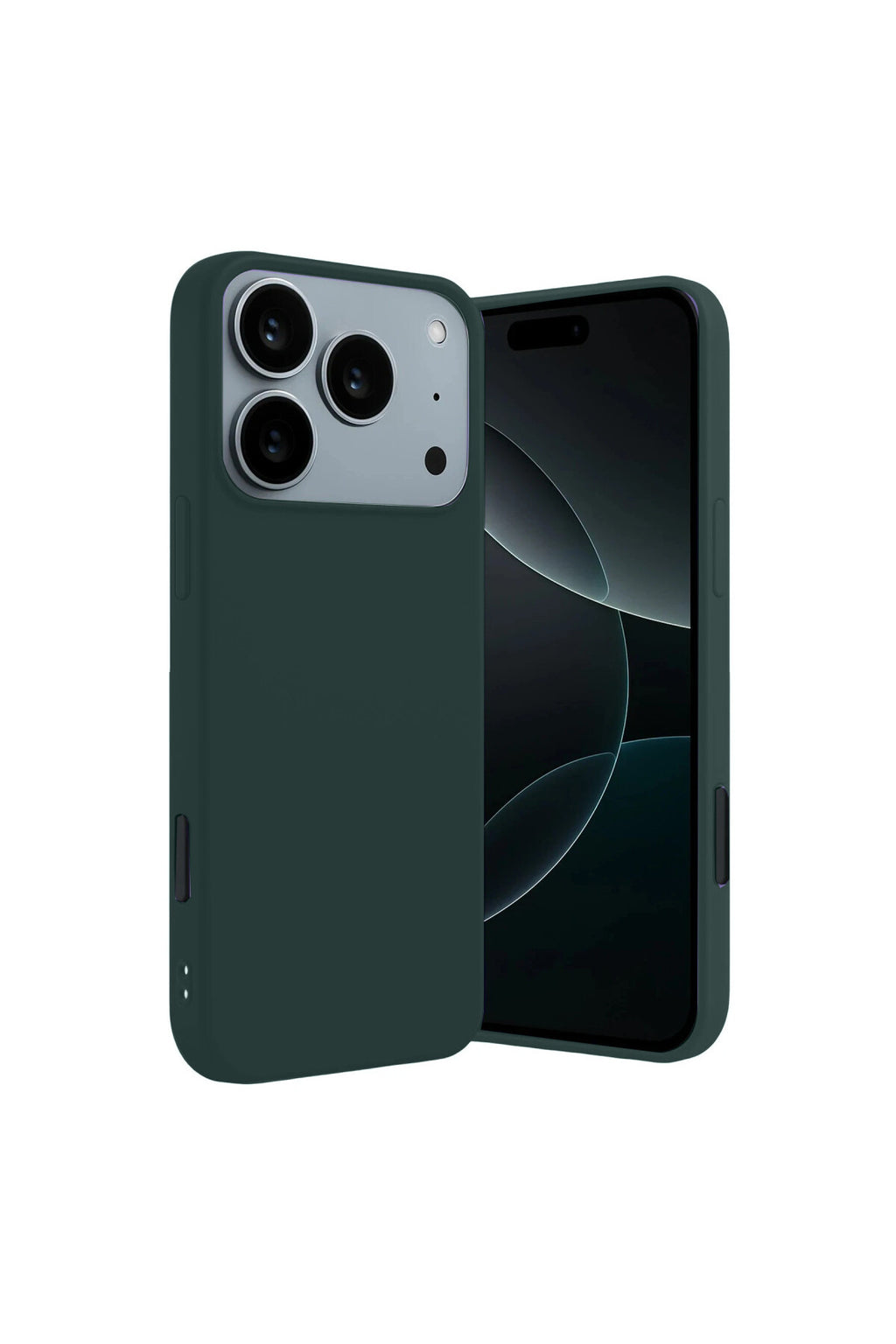 Apple iPhone 17 Pro Max Uyumlu First Silikon - Koyu Yeşil