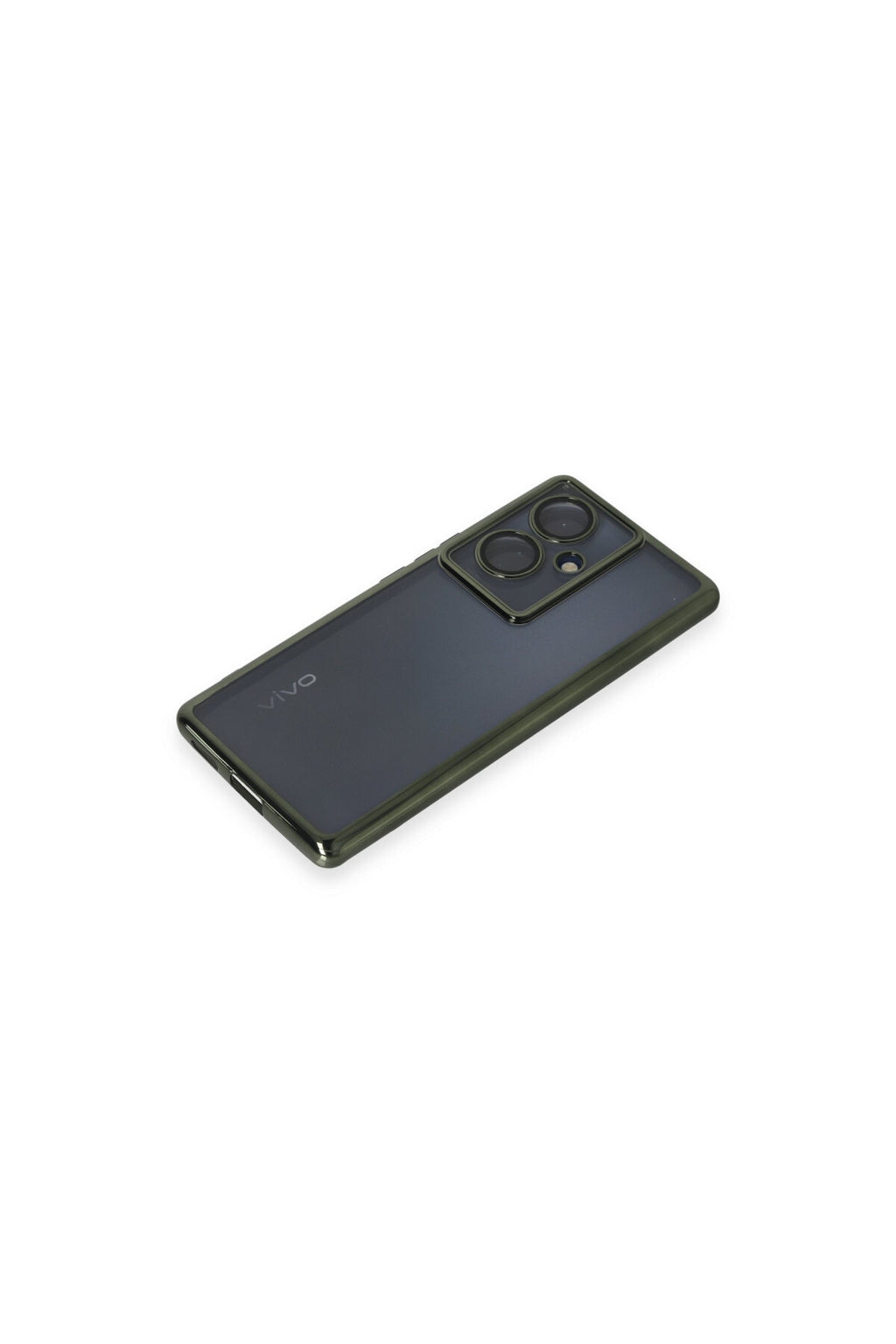 Vivo V29 Lite Uyumlu Kılıf Lensli Silikon - Yeşil