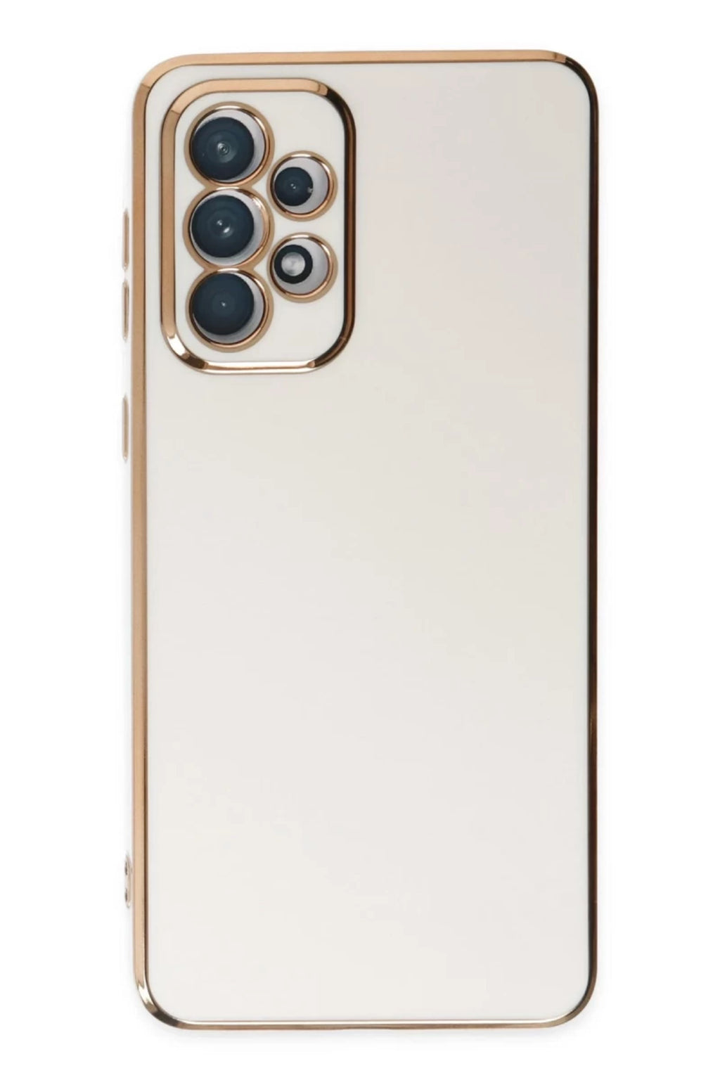 Samsung Galaxy A73 5G Uyumlu Kılıf Volet Silikon - Beyaz