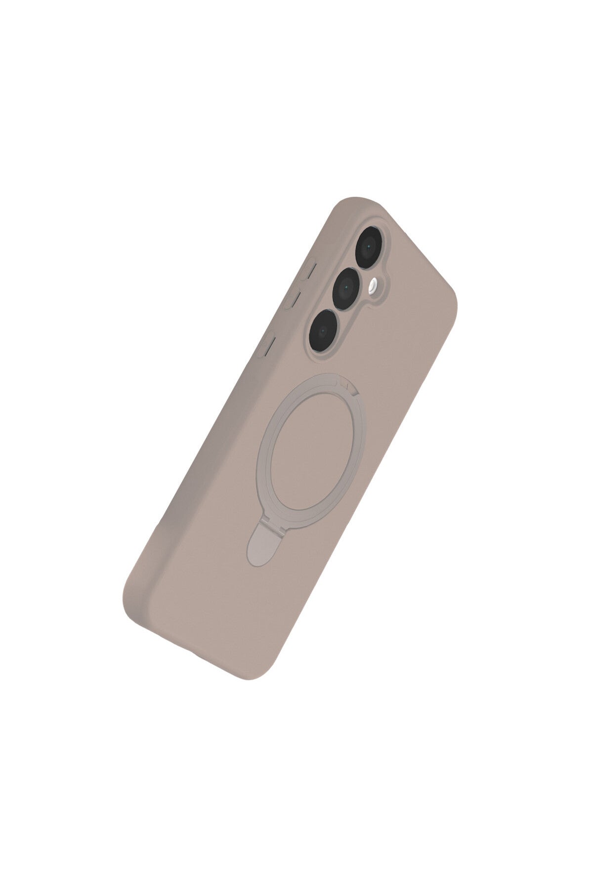 Samsung Galaxy A25 5G Uyumlu Regal Magsafe Standlı Kapak - Çöl Titanyum
