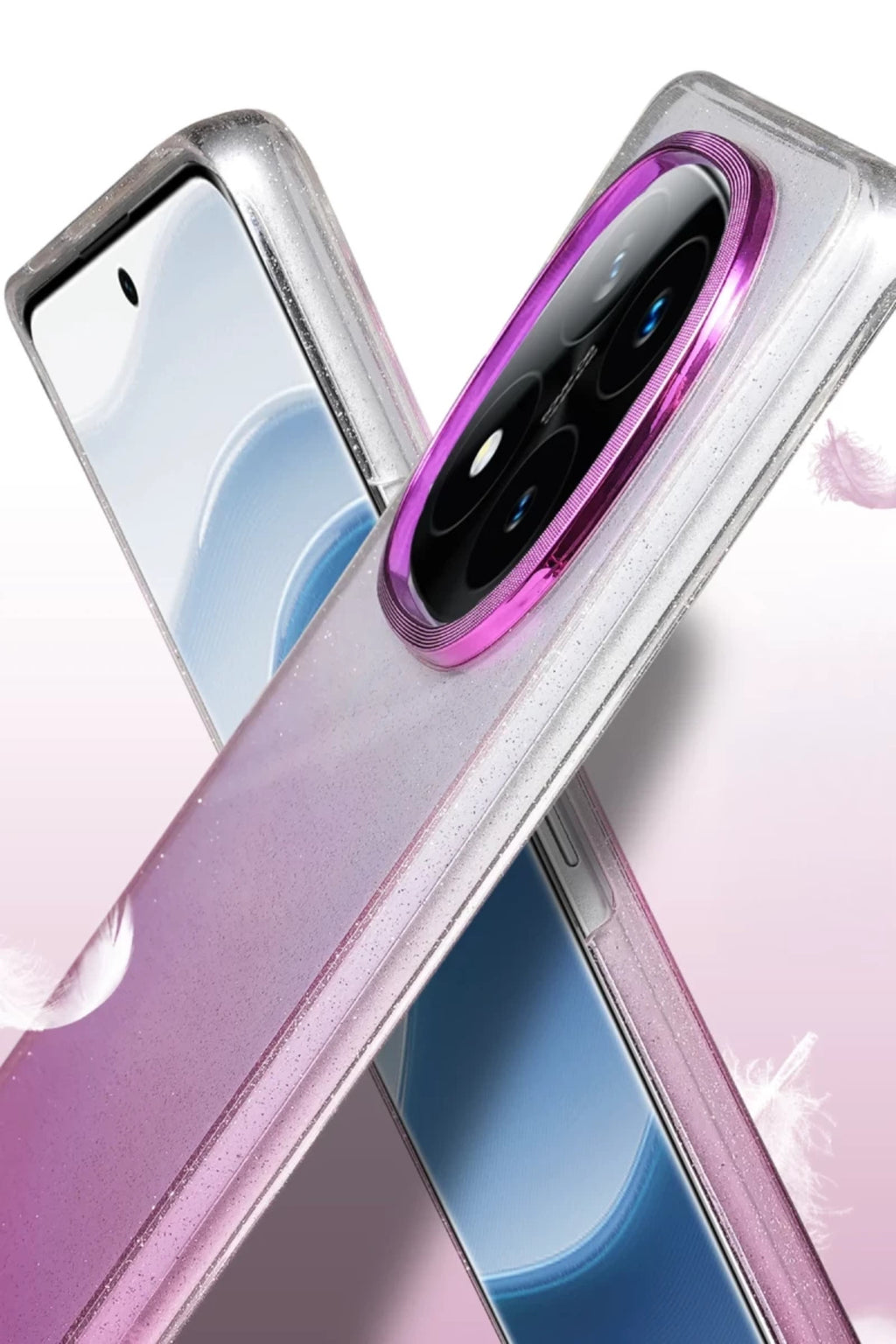 Xiaomi Redmi Note 14 Pro 5G Uyumlu Glossy Kapak - Çöl Titanyum