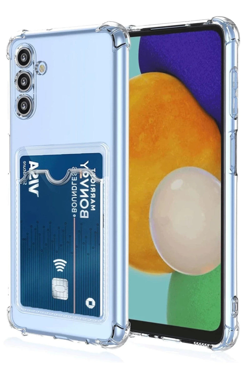 Samsung Galaxy A26 Uyumlu Kılıf Kart Şeffaf Silikon - Şeffaf