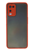 Oppo A54 4G Uyumlu Kılıf Montreal Silikon Kapak - Kırmızı