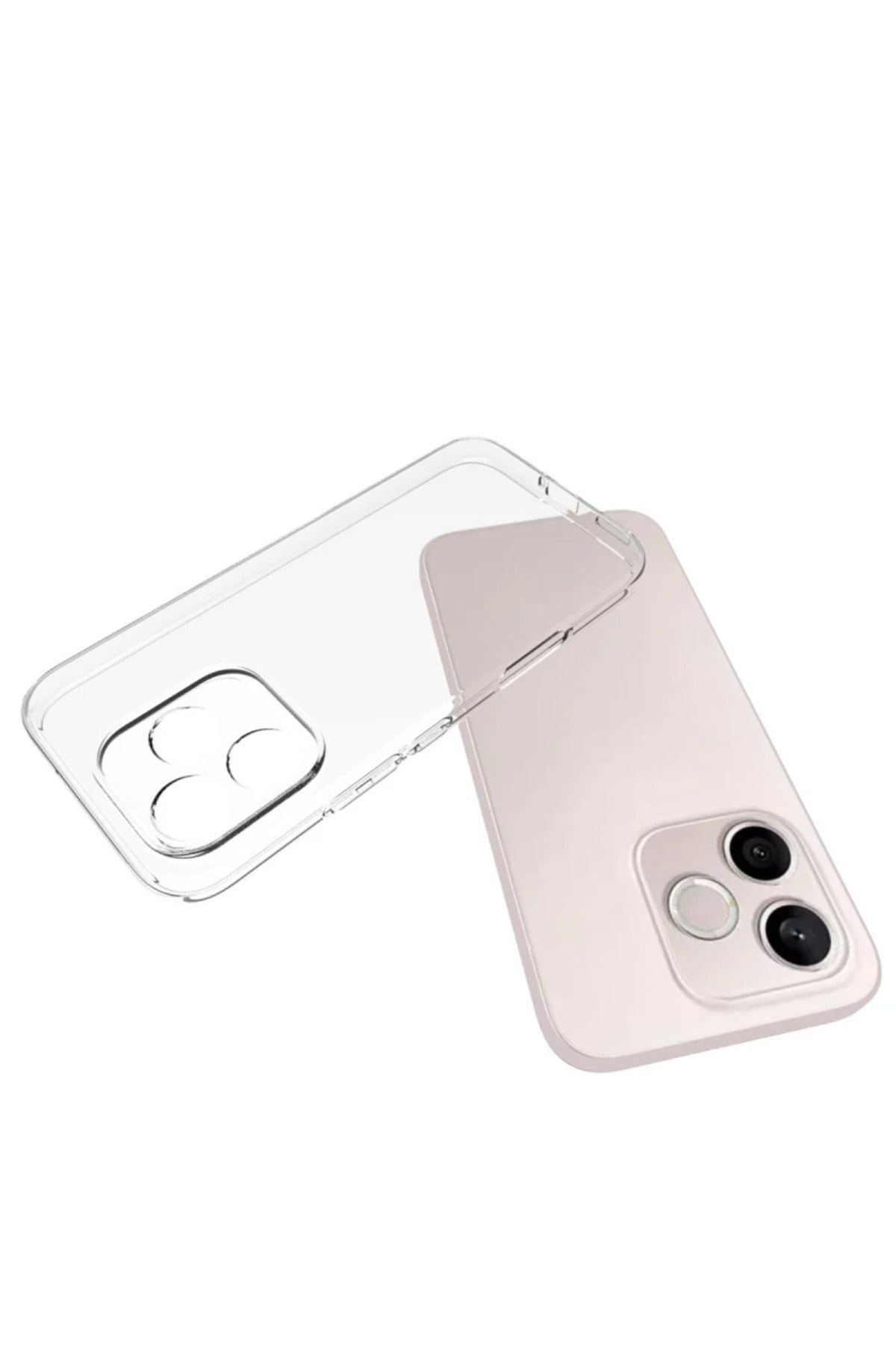 Huawei Honor 600 Lite Uyumlu Lüx Şeffaf Silikon - Şeffaf
