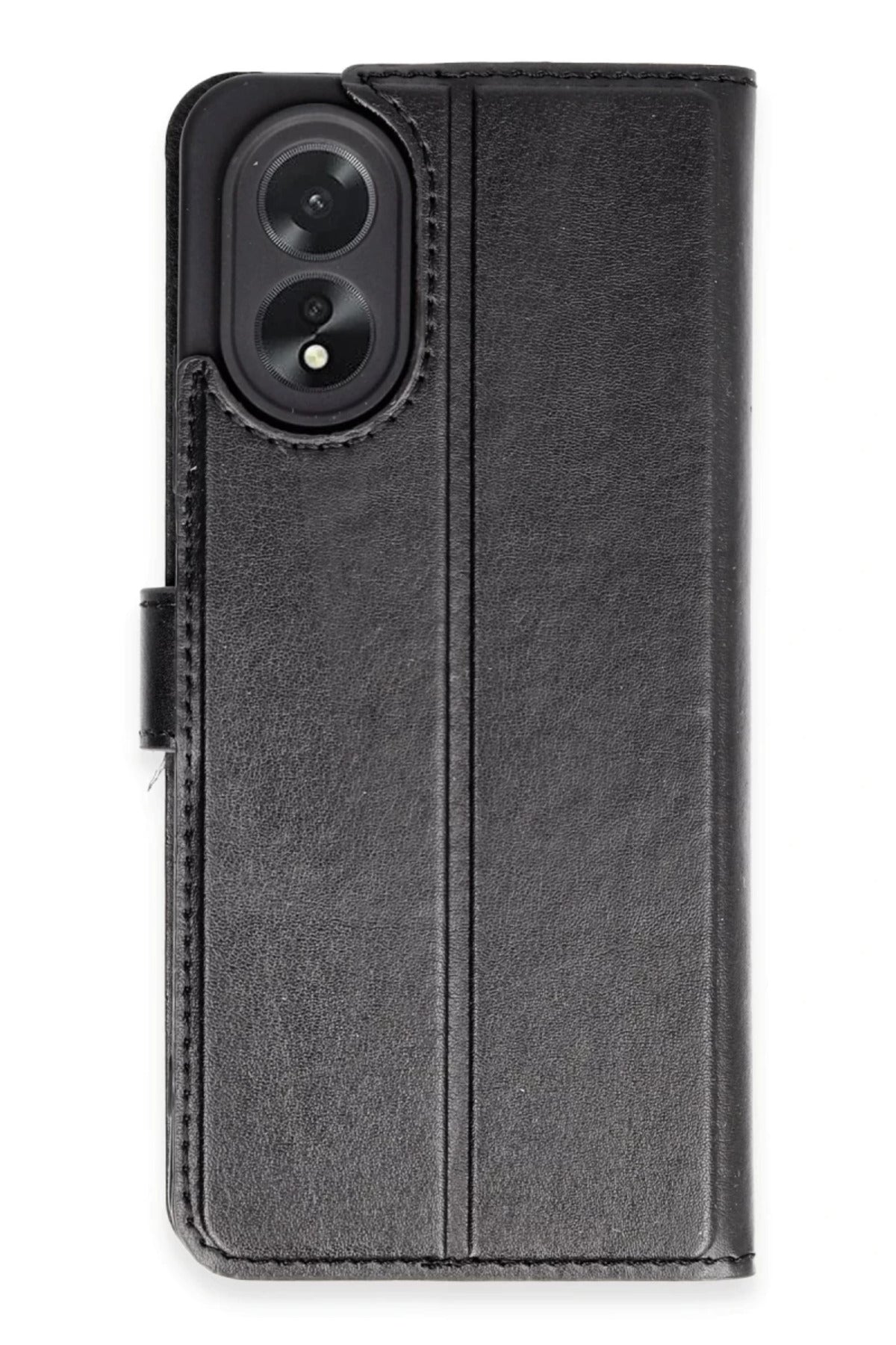 Oppo A38 Uyumlu Kılıf Trend S Plus Kapaklı Kılıf - Siyah