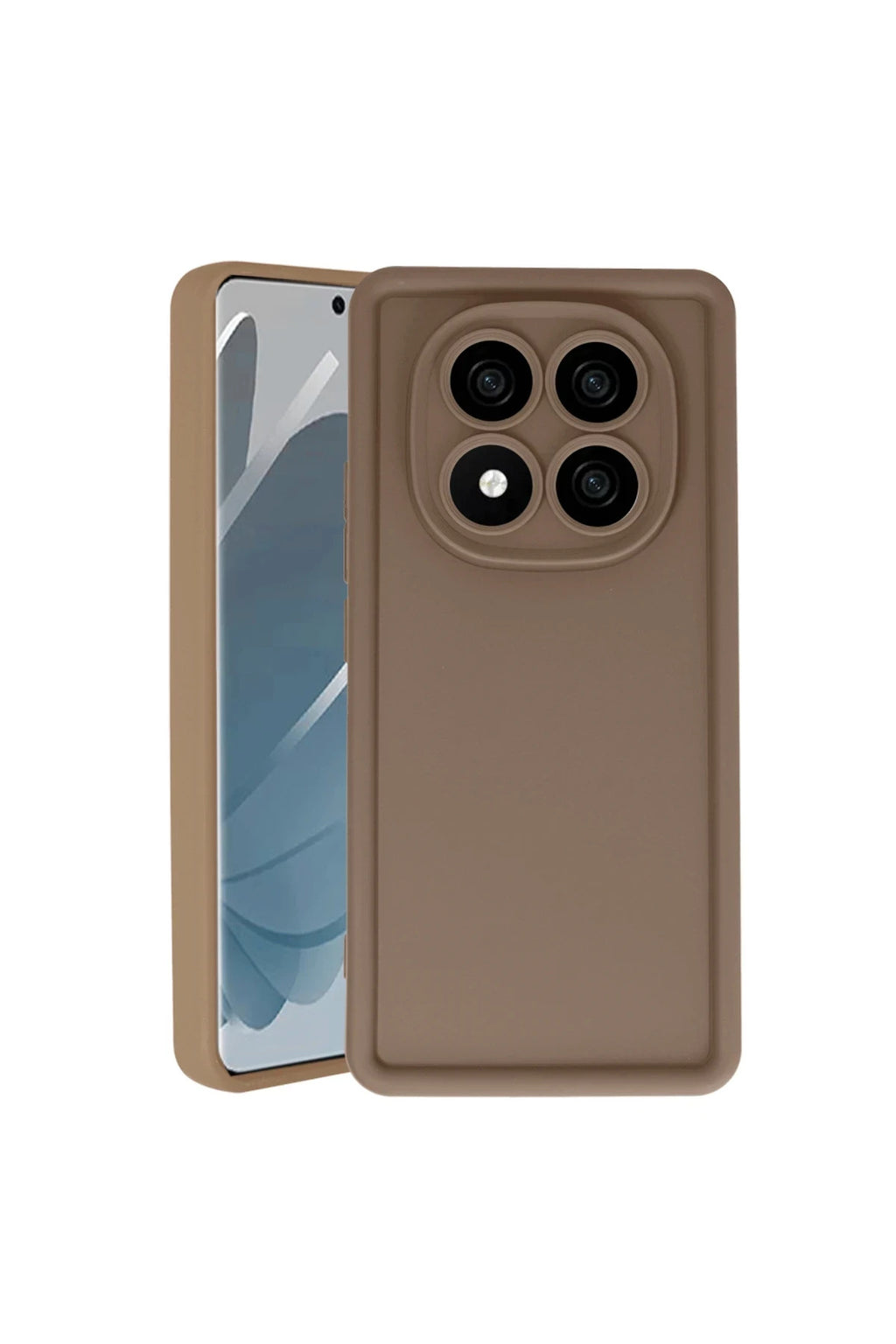 Xiaomi Redmi Note 14 Pro 4G Uyumlu Kılıf Viera Silikon - Kahverengi