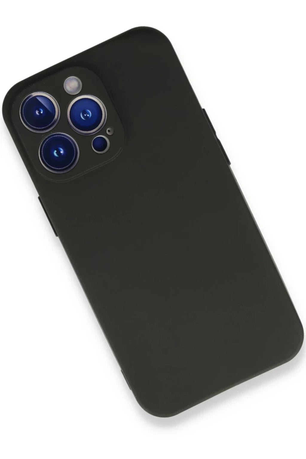 Apple iPhone 14 Pro Max Uyumlu Kılıf First Silikon - Siyah