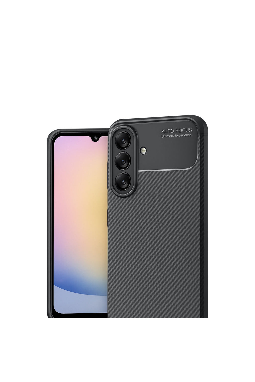 Samsung Galaxy A17 5G Uyumlu Auto Focus Karbon Kapak - Siyah