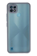 Realme C21 Uyumlu Kılıf Montreal Silikon Kapak - Gri