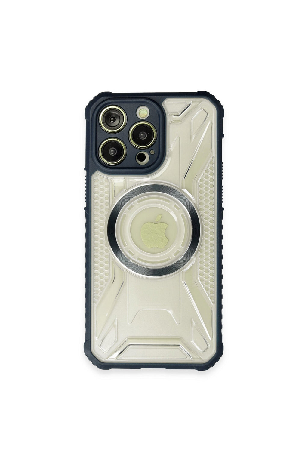 Apple iPhone 13 Pro Max Uyumlu Kılıf Prag Magneticsafe Kapak - Lacivert
