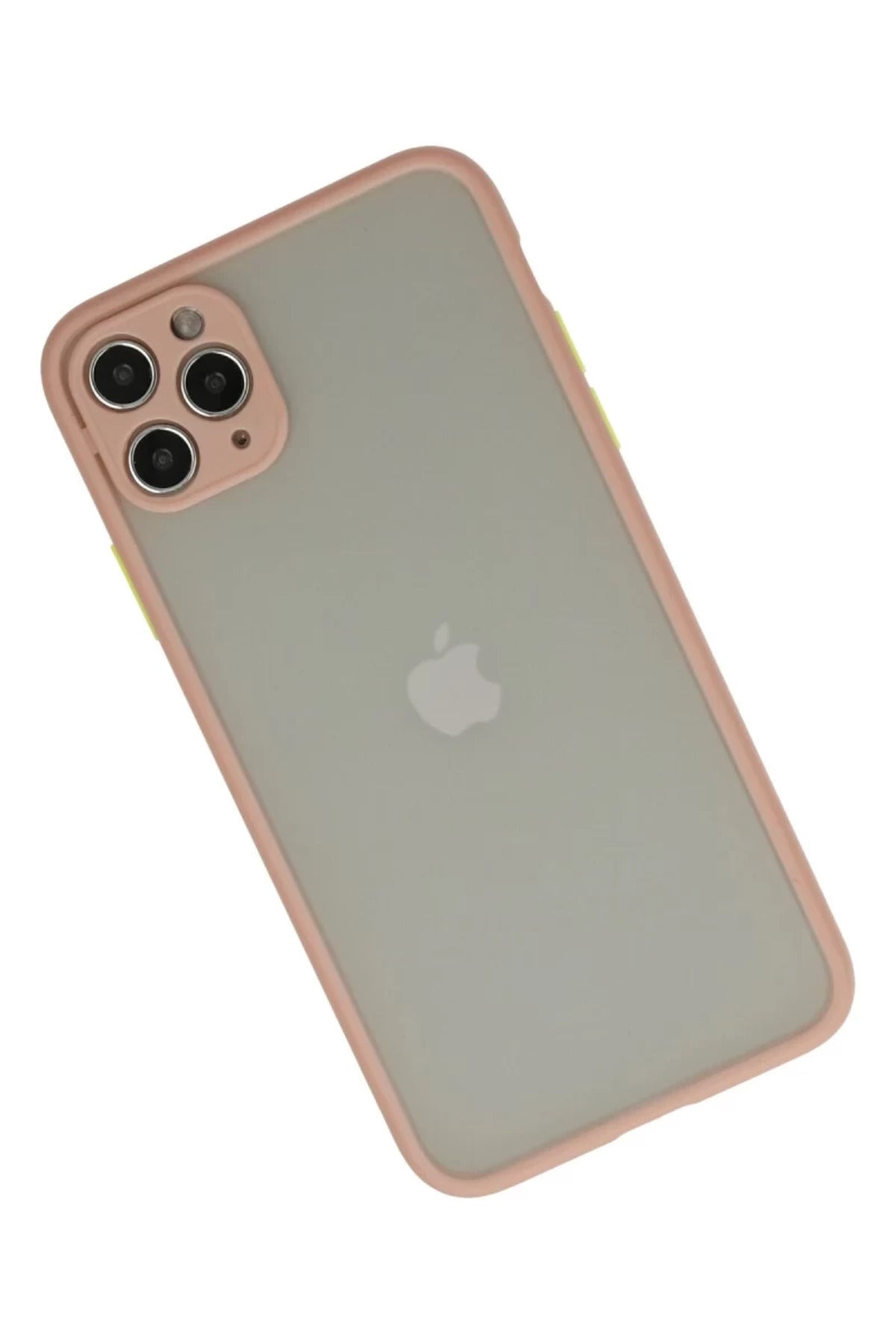 Apple iPhone 12 Pro Max Uyumlu Kılıf Montreal Silikon Kapak - Pembe