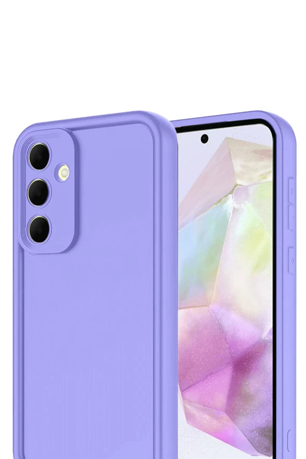 Samsung Galaxy A17 5G Uyumlu Viera Silikon - Lila