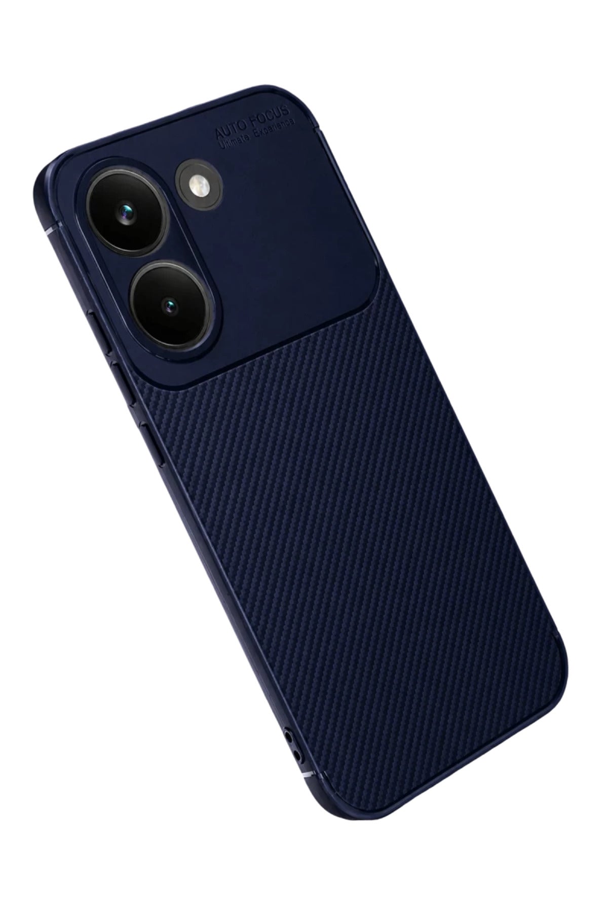 Xiaomi Poco X8 Pro Uyumlu Auto Focus Karbon Kapak - Lacivert