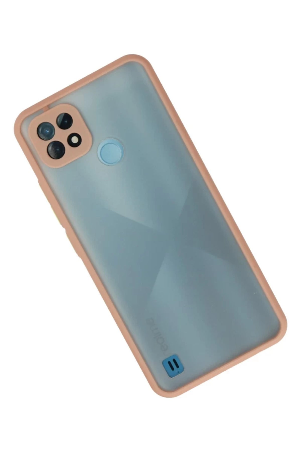 Realme C21 Uyumlu Kılıf Montreal Silikon Kapak - Pembe