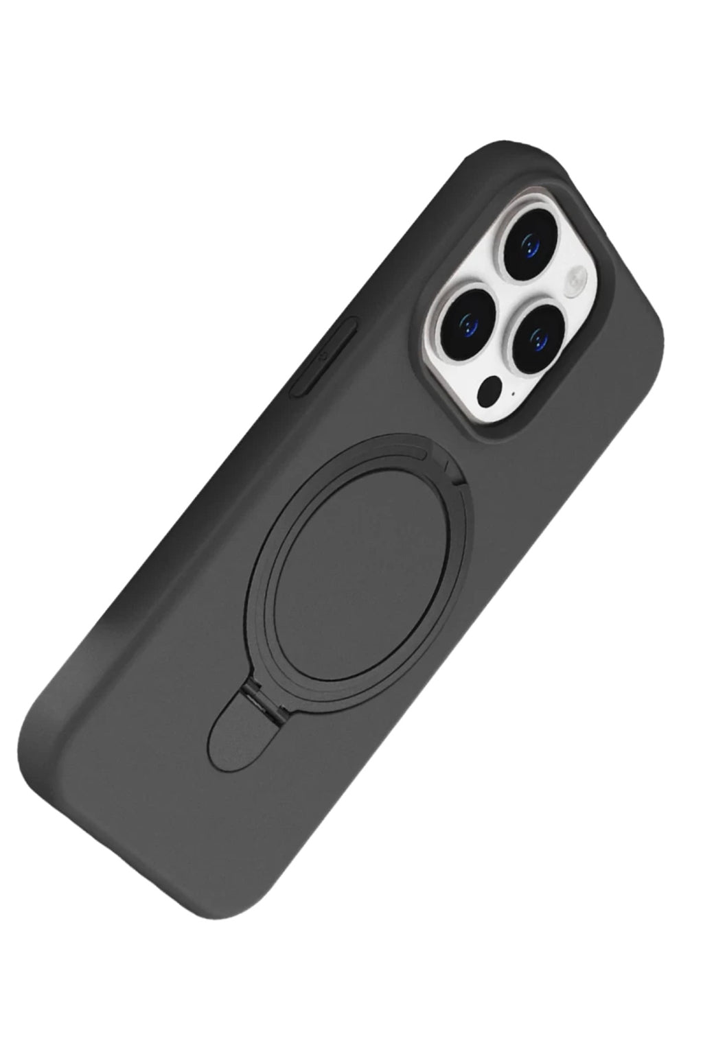 Apple iPhone 14 Pro Max Uyumlu Regal Magsafe Standlı Kapak - Titan Gri
