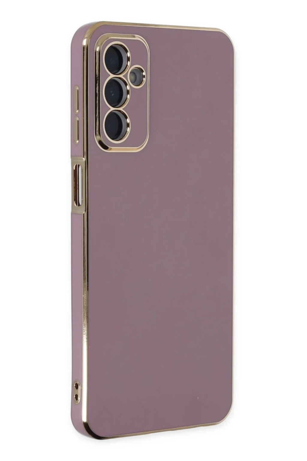 Samsung Galaxy M23 Uyumlu Kılıf Volet Silikon - Mor
