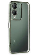 Vivo Y17S Uyumlu Kılıf Lensli Silikon - Yeşil