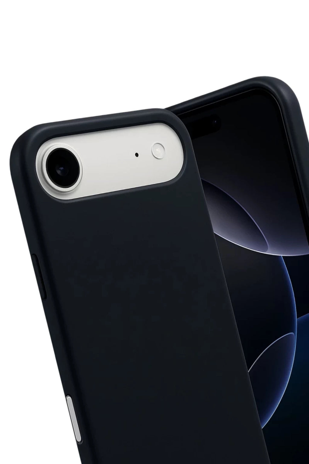 Apple iPhone 17 Air Uyumlu Nano içi Kadife Silikon - Siyah