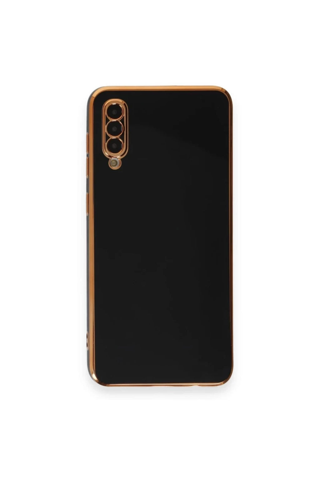 Samsung Galaxy A50 Uyumlu Kılıf Volet Silikon - Siyah