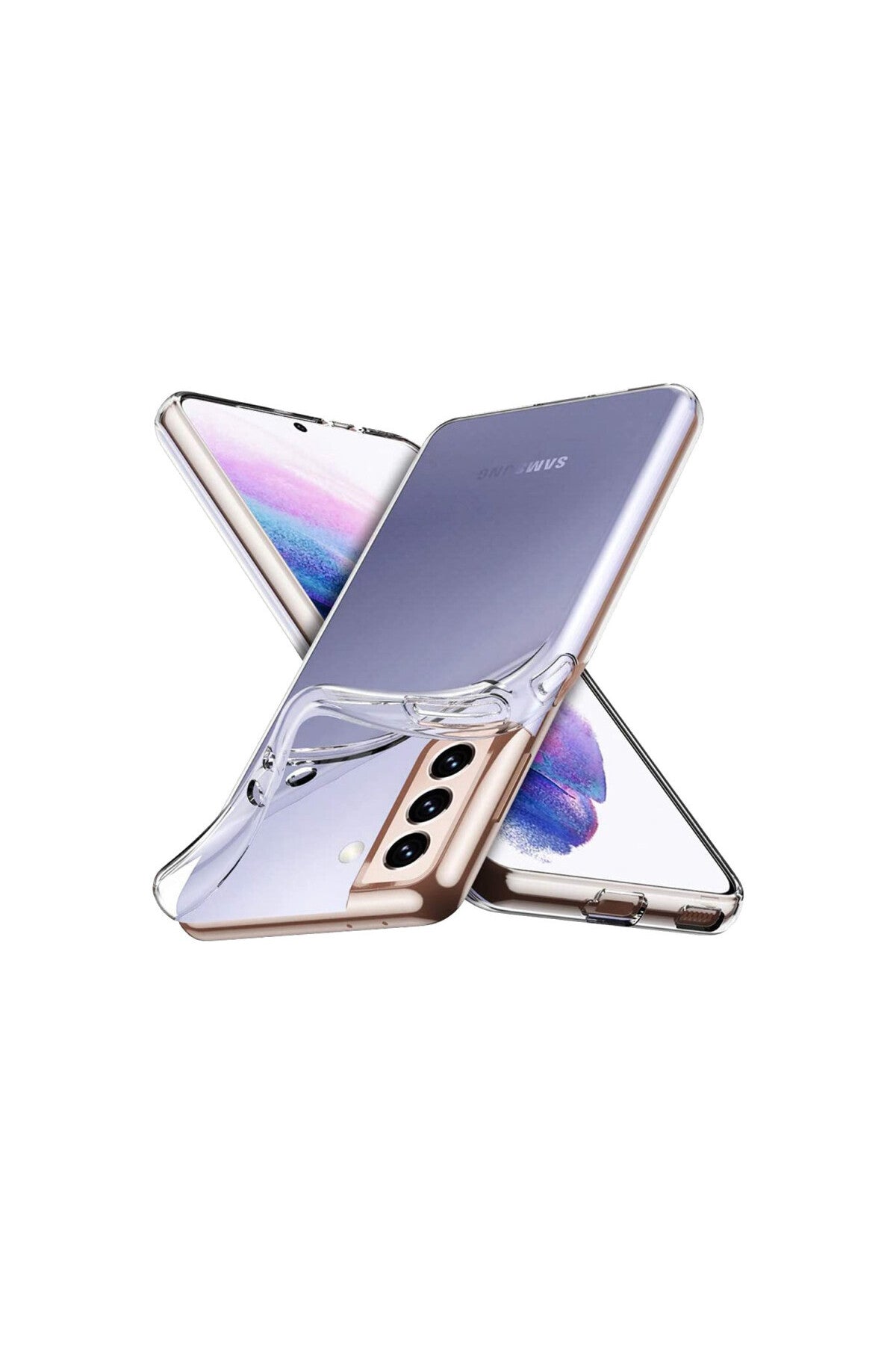 Samsung Galaxy S23 Plus Uyumlu Kılıf Lüx Şeffaf Silikon