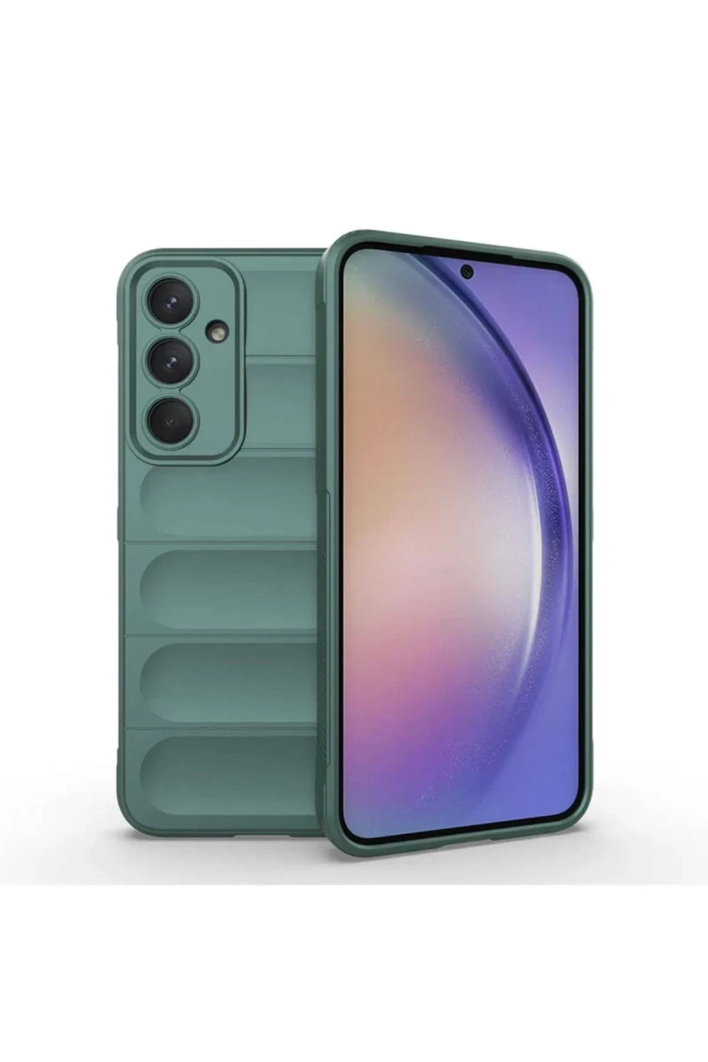Samsung Galaxy A26 Uyumlu Kılıf Optimum Silikon - Koyu Yeşil