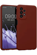 Samsung Galaxy A23 4G Uyumlu Kılıf First Silikon - Bordo